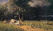 Albert Bierstadt The_Ambush oil painting artist